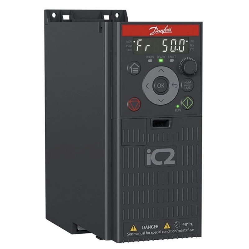 (132L6131) Преобразователь частоты Danfoss iC2-Micro, P=2.2 кВт, Uвх=3Фх380В/Uвых=3Фх380В