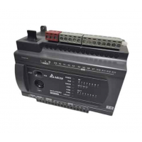 DVP20ES200TE - Процессорный модуль DVP-ES2 12DI/8DO (NPN), 100-240V AC, RS-232 и RS-485 Ethernet, Delta