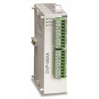 DVP06XA-S2 - Модуль аналогового ввода/вывода 4AI/2AO для DVP-S**, RS-485, 24V DC, Delta