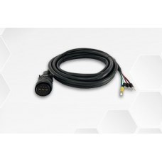 ASD-CAPW1203 - Моторный кабель 3 м (мотор UVW): для двигателя с фланцем 100 и 130 мм, для сервоприводов ASDA-B2 от 0.5 кВт и выше; для сервоприводов ASDA-A2 от 2.0 до 3.0 кВт, Delta