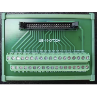 UB-10-OT32A - Клеммный модуль на ДИН-рейке с разъемом IDC-40 для DVP32SN, Delta