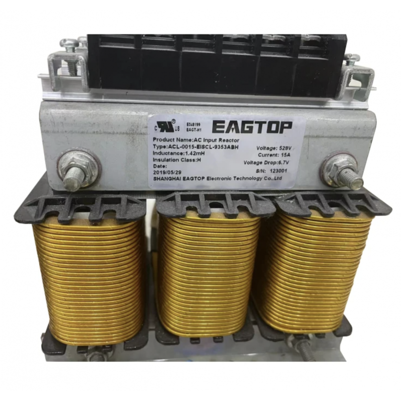 ACL-0030-EISCL-EM47C - Сетевой дроссель Eagtop, 11 кВт, 30 А, 0.47 мГн, 380 В