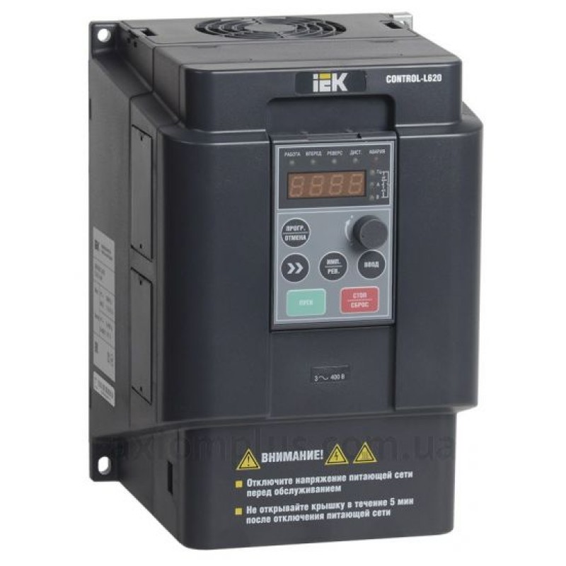 (CNT-L620D33V075-11TE) Преобразователь частоты IEK CONTROL-L620, P=7,5 кВт, Uвх=3Фх380В/Uвых=3Фх380В