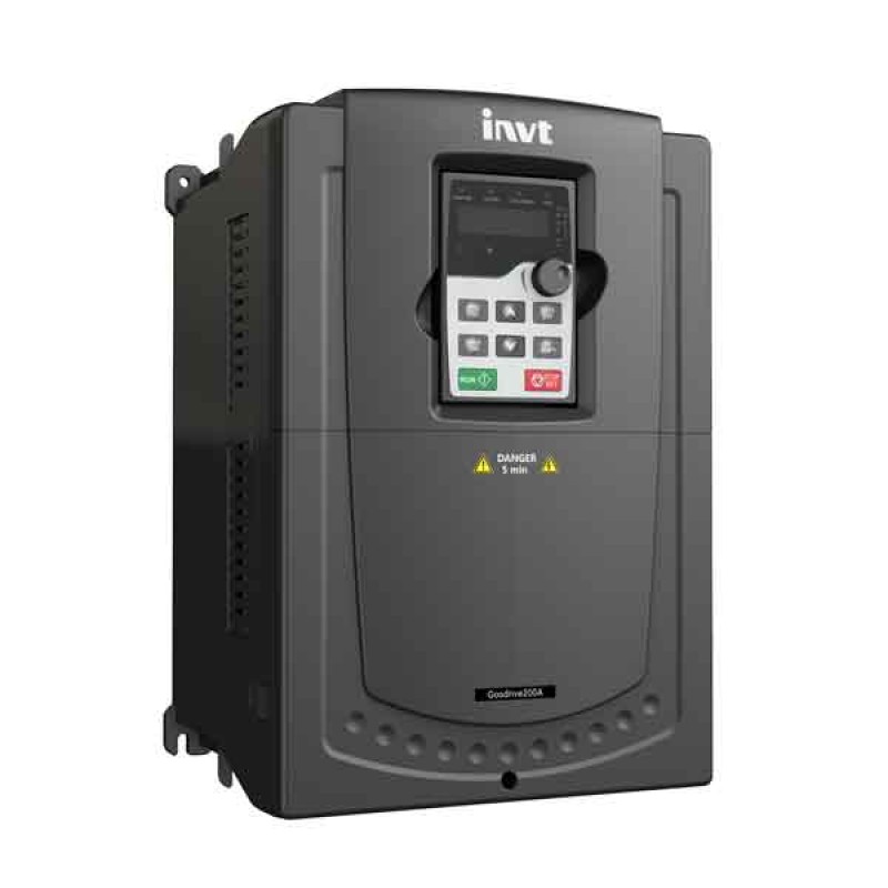 (GD200А-018G/022P-4) Преобразователь частоты INVT серия GD200, P=18.5 кВт, Uвх=3Фх380В/3Фх380В