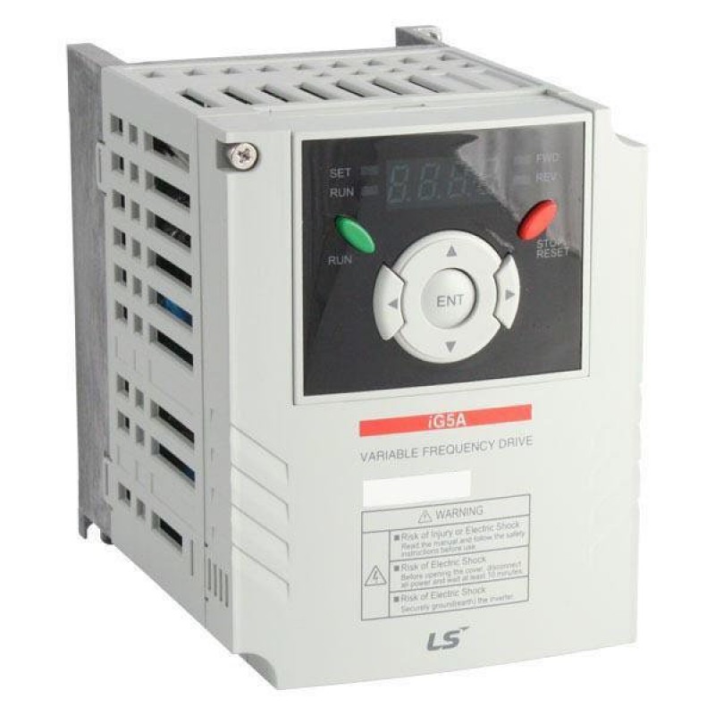 (SV004IG5A-4) Преобразователь частоты LS Industrial System, IG5A, P=0,4 кВт, Uвх=3Фх380В/Uвых=3Фх380В