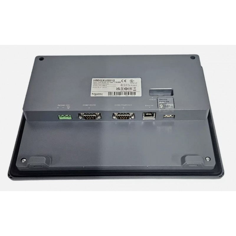 HMIGXU5512 - Панель оператора 10'', SL, 1 COM1 (RS - 232C), 1 COM2 (RS - 422/485), 1 USB mini-B, 1 USB A, 1 10/100 Base-Tx, 48MB/ 128KB, Ethernet, Schneider Electric