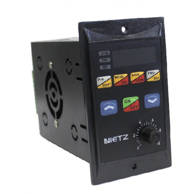 (ESD-0R7G1) Преобразователь частоты NIETZ,  P=0.75 кВт, Uвх=1Фх220В/Uвых=3Фх220В, без RS-485, NIETZ