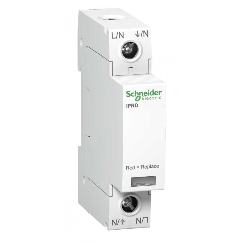 A9L08100 - Ограничитель перенапряжения тип 2+3 (УЗИП) Acti9 iPRD8, 1P, 8 кА, 350 В AC, Schneider Electric