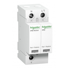 A9L08501 - Ограничитель перенапряжения тип 2+3 (УЗИП) Acti9 iPRD8r, 1P+N, 8 кА, 350 В AC, с дистанционной сигнализацией, Schneider Electric
