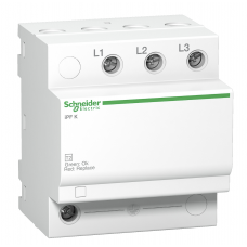 A9L15597 - Ограничитель перенапряжения тип 2 (УЗИП) Acti9 iPF20, 3P, 20 кА, 340 В AC, Schneider Electric