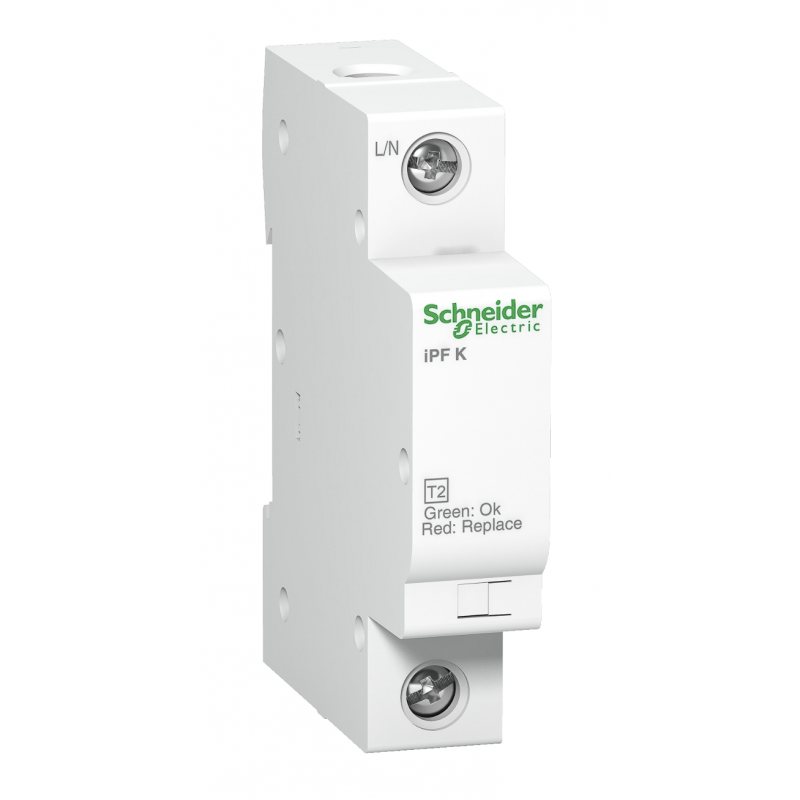 A9L15686 - Ограничитель перенапряжения тип 2 (УЗИП) Acti9 iPF40, 1P, 40 кА, 340 В AC, Schneider Electric