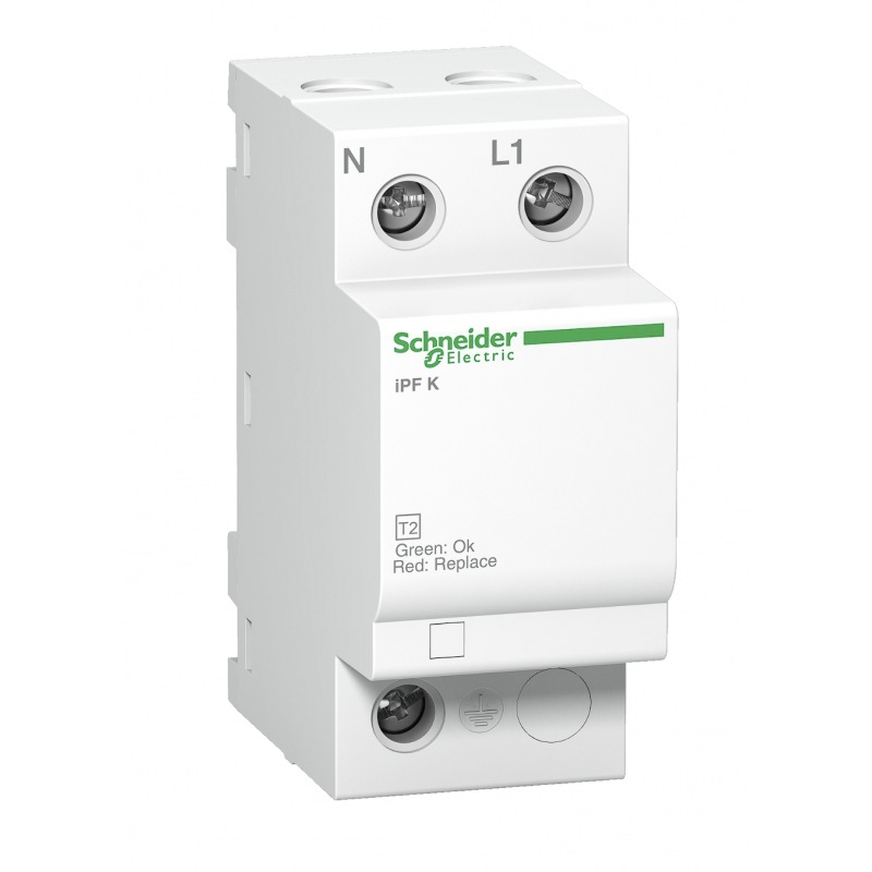 A9L15687 - Ограничитель перенапряжения тип 2 (УЗИП) Acti9 iPF40, 1P+N, 40 кА, 340 В AC, Schneider Electric
