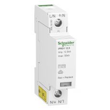 A9L16182 - Ограничитель перенапряжения тип 1+2 (УЗИП) Acti9 iPRD1 12.5r, 1P, 50 кА, Schneider Electric
