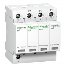 A9L20400 - Ограничитель перенапряжения тип 2 (УЗИП) Acti9 iPRD20, 4P, 20 кА, 350 В AC, Schneider Electric