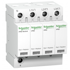 A9L20600 - Ограничитель перенапряжения тип 2 (УЗИП) Acti9 iPRD20, 3P+N, 20 кА, 350 В AC, Schneider Electric