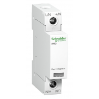 Ограничитель перенапряжения тип 2 (УЗИП) Acti9 iPRD40, 1P, 40 кА, 350 В AC, Schneider Electric (A9L40100)