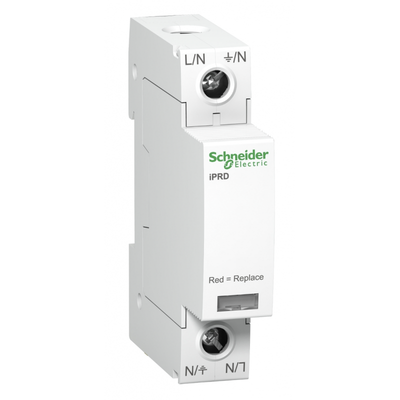 A9L40100 - Ограничитель перенапряжения тип 2 (УЗИП) Acti9 iPRD40, 1P, 40 кА, 350 В AC, Schneider Electric