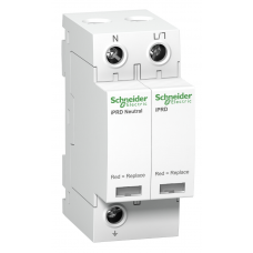 A9L40501 - Ограничитель перенапряжения тип 2 (УЗИП) Acti9 iPRD40r, 1P+N, 40 кА, 350 В AC, с дистанционной сигнализацией, Schneider Electric