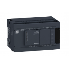 TM241C24T - Контроллер M241 14DI/10DO (PNP), 24V DC, 2RS485, Schneider Electric