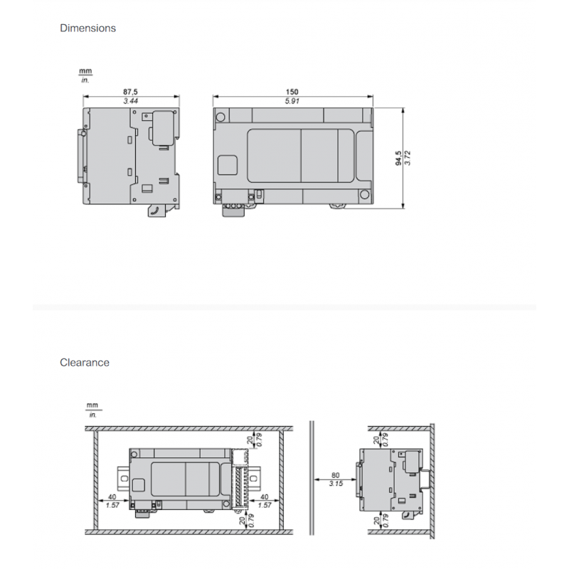 TM241CEC24U - Контроллер M241 14DI/10DO (PNP), 24V DC, 2RS485, 1Ethernet, 1CANopen, Schneider Electric