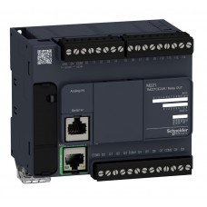 TM221CE24R - Контроллер M221 24 ВХ/ВЫХ РЕЛЕ 1RS485 1ETH, Schneider Electric