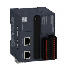 TM221M16RG - Контроллер M221B ПРУЖ 16 ВХ/ВЫХ РЕЛЕ 1RS485, Schneider Electric