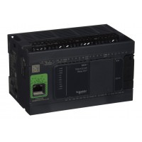 TM241CE24R - Контроллер M241 14DI/4DO (PNP)/ 6RO (Relay), 100-240V AC, 2RS485, 1Ethernet , Schneider Electric