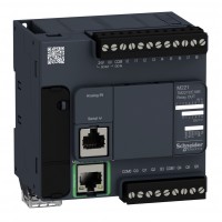 TM221CE16R - Контроллер M221 16 ВХ/ВЫХ РЕЛЕ 1RS485 1ETH, Schneider Electric