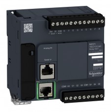 TM221CE16R - Контроллер M221 16 ВХ/ВЫХ РЕЛЕ 1RS485 1ETH, Schneider Electric