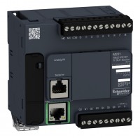 TM221CE16T - Контроллер M221 16 ВХ/ВЫХ ТРАНЗ 1RS485 1ETH, Schneider Electric