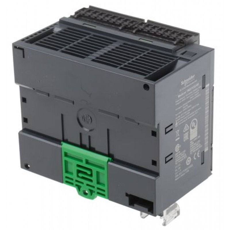 TM221CE24T - Контроллер M221 24 ВХ/ВЫХ ТРАНЗ 1RS485 1ETH, Schneider Electric