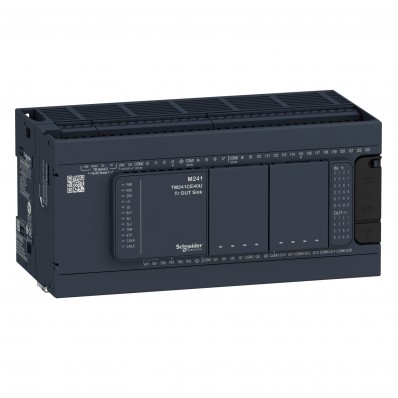 (TM241C40R) ПЛК M241 40 ВХ/ВИХ РЕЛЕ 2RS485, Schneider Electric