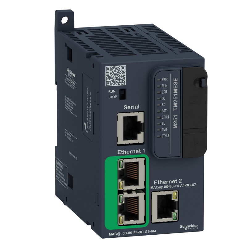 TM251MESE - Контроллер M251 1RS485, 2Ethernet, 24V DC, Schneider Electric