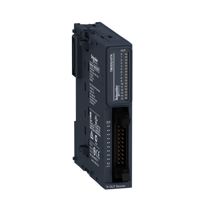 TM3DQ16TK - Модуль дискретного вывода 16DO (PNP) для Modicon M2Х1, Schneider Electric