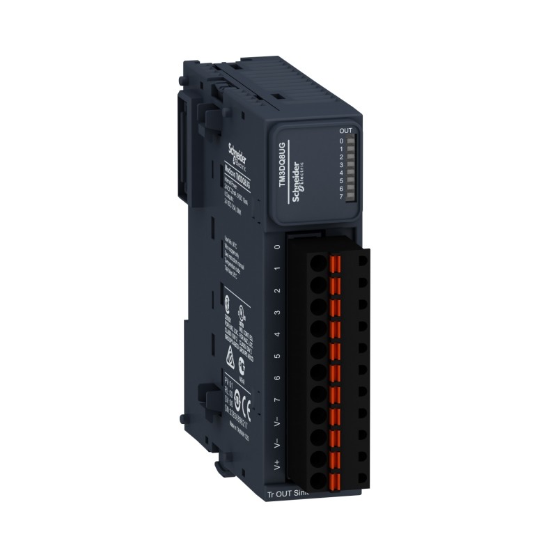 TM3DQ8UG - Модуль дискретного вывода 8DO (NPN) для Modicon M2Х1, Пруж, Schneider Electric