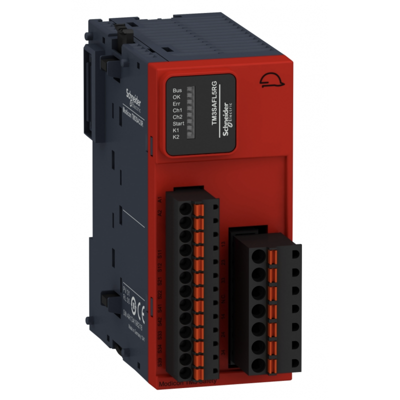 TM3SAFL5RG - Модуль безопасности CAT3 для Modicon M2ХX Пруж, Schneider Electric TM3SAFL5RG - Модуль безопасности CAT3 для Modicon M2ХX Пруж, Schneider Electric