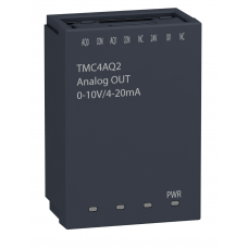 TMC4AQ2 - Картридж аналогового вывода 2AO для Modicon M241: (0-10В/4-20МА), Schneider Electric