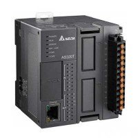 (AS320P-B) Процессорный модуль серии AS, 20 ВХ/ВЫХ ТРАНЗ (PNP), Ethernet, 2xRS485, 2 слота под платы расширения, Delta Electronics