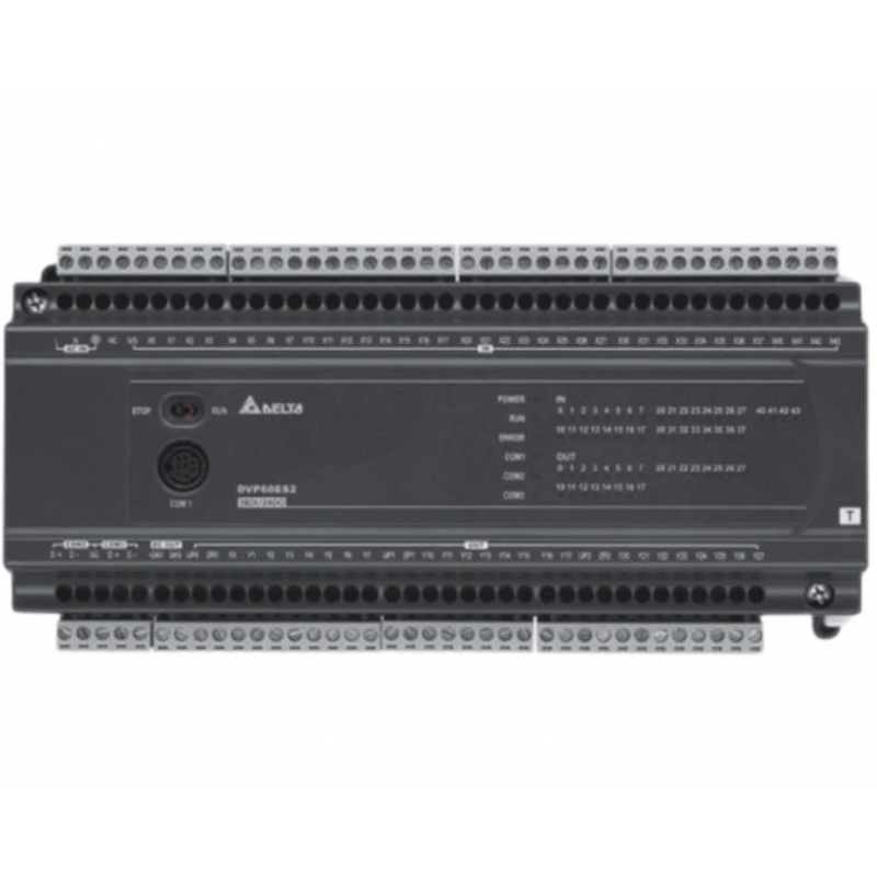 DVP60ES200TE - Процессорный модуль DVP-ES2 36DI/24DO (NPN), 100-240V AC, RS-232 и RS-485 Ethernet, Delta