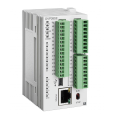 DVP26SE11T - Процессорный модуль DVP-SE 14DI/12DO (NPN), 24V DC, 2xRS-485, поддержка Modbus TCP и Ethernet/IP, Delta