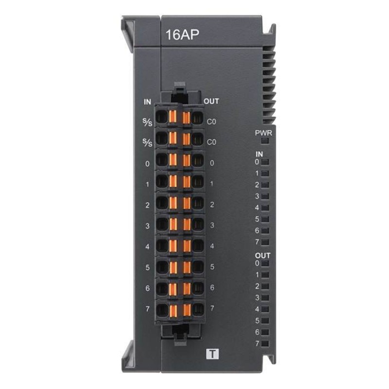 AS16AP11T-A - Модуль дискретных входов/выходов для процессора AS, 8DI/8DO ТРАНЗ (NPN), 5-24V DC, Delta