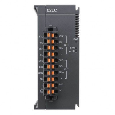 (AS02LC-A) Модуль расширения для процессорного модуля AS, 2 канала ввода сигналов тензодатчиков, Delta Electronics