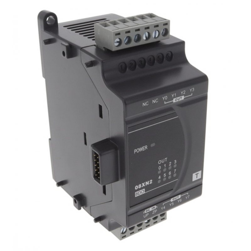DVP08XN211T - Модуль дискретных выходов 8DO (NPN) для DVP-ES2/EX2, Delta