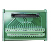 UB-10-IO32D - Клеммный модуль встроенных каналов ввода/вывода для ЦПУ AS (необязательное дополнение к кабелю UC-ET010-24D), Delta