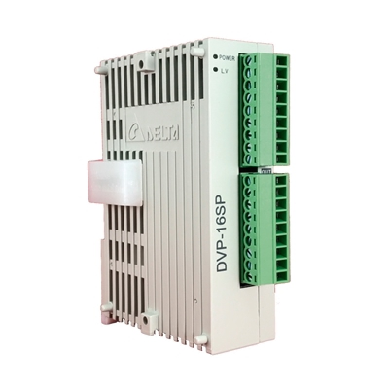 DVP16SP11TS - Модуль дискретных входов/выходов 8DI/8DO (NPN) для DVP-S**, 24V DC, SLIM, Delta