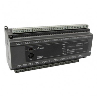 (DVP60ES200TE) Базовый модуль серии DVP-ES2, Uпит=100~240 В AC, 60 ВХ/ВЫХ ТРАНЗ, RS-232 и RS-485 Ethernet, Delta Electronics