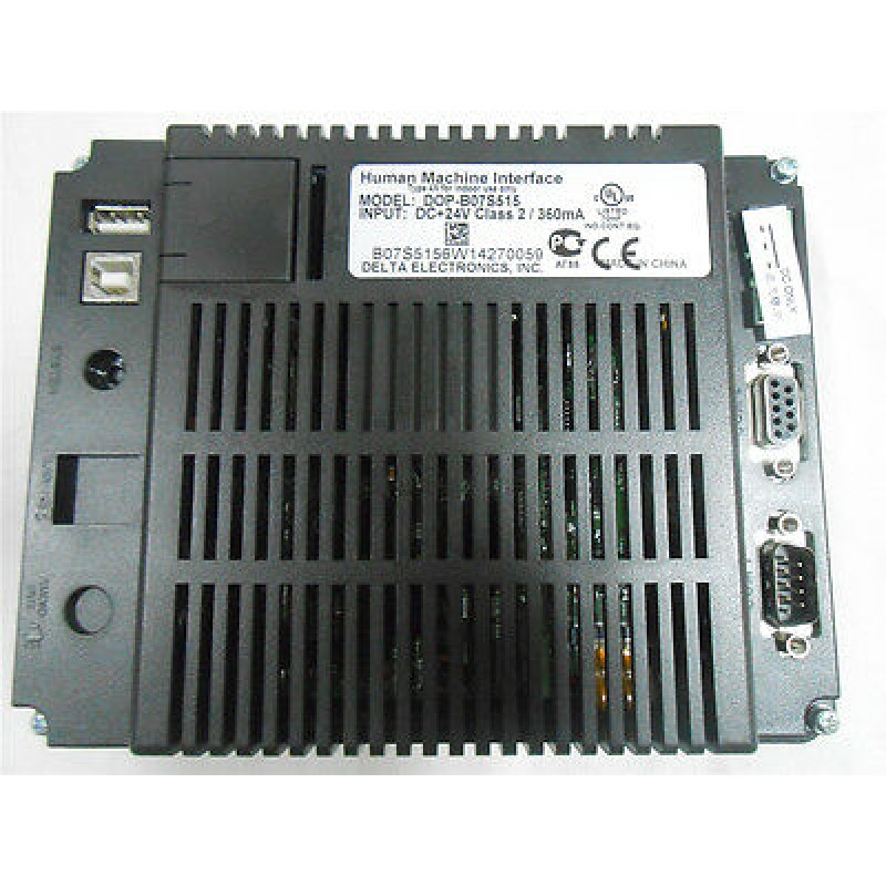 DOP-B07S515 - Панель оператора TFT 7" 800х600, ROM 128Мб, 1xUSB v.1.1, 1xUSB v.2.0, Delta