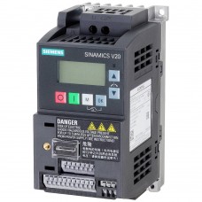 (6SL3210-5BB11-2UV1) Преобразователь частоты Siemens SINAMICS V20, P=0,12 кВт, Uвх=1Фх220В/Uвых=3Фх220В