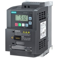 (6SL3210-5BB21-1UV1) Преобразователь частоты Siemens SINAMICS V20, P=1,1 кВт, Uвх=1Фх220В/Uвых=3Фх220В