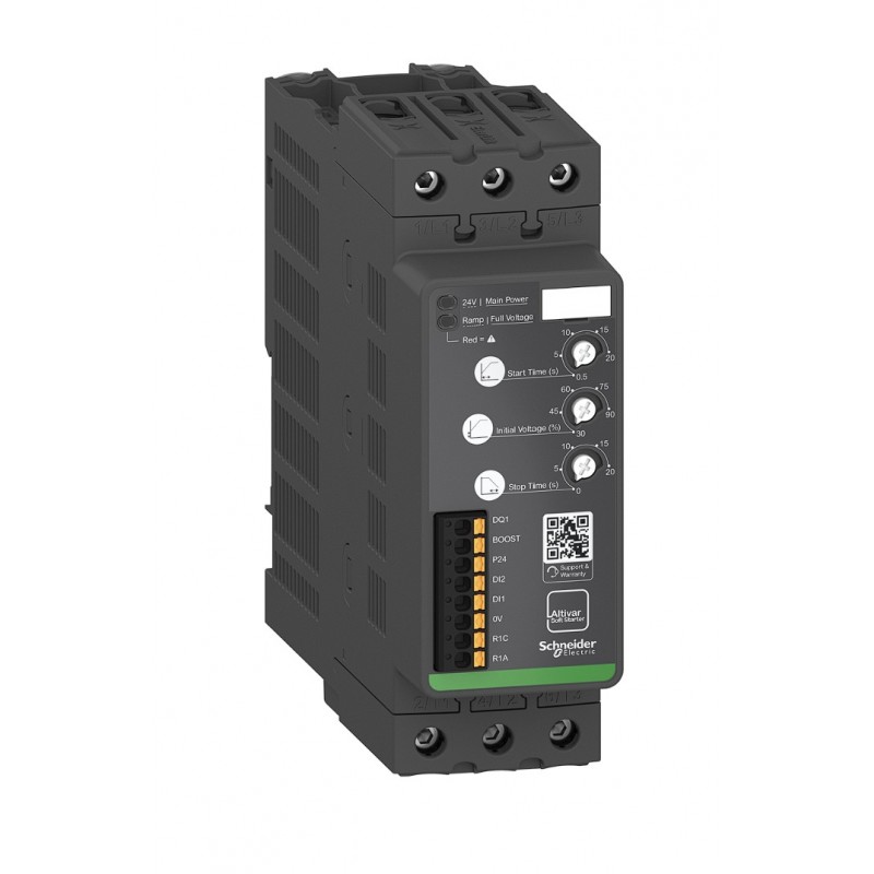 (ATS130N2D73LT) Устройство плавного пуска Schneider Electric серия Altistart 130, P=37 кВт, Uвх=3Фх380В, Us-24V DC